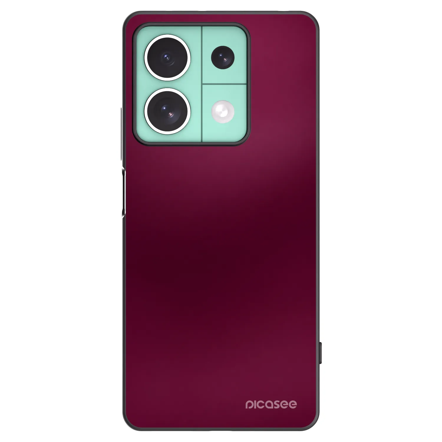 Picasee husă neagră din silicon pentru Xiaomi Redmi Note 13 5G - Velvet Bordeaux