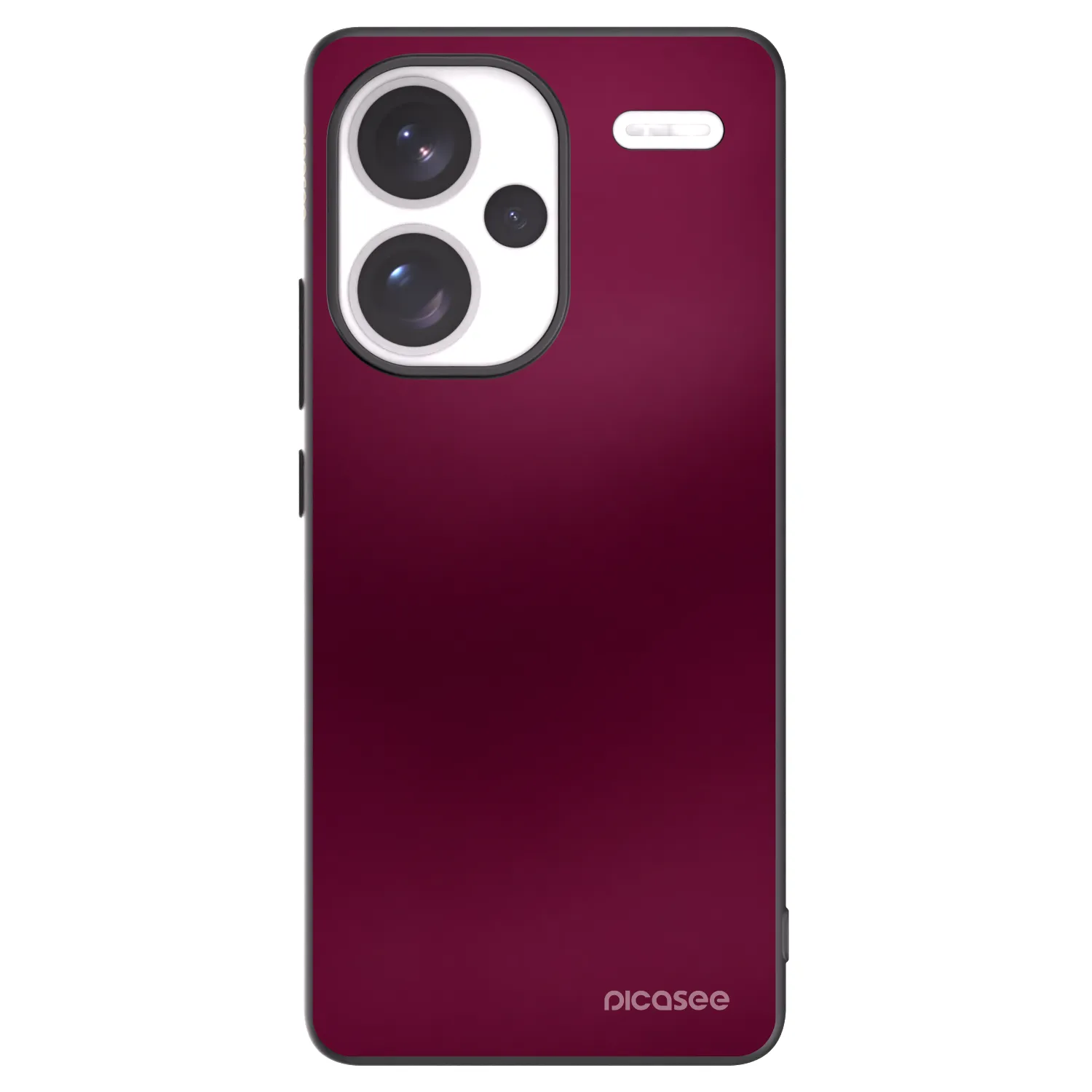 Picasee husă neagră din silicon pentru Xiaomi Redmi Note 13 Pro+ 5G - Velvet Bordeaux