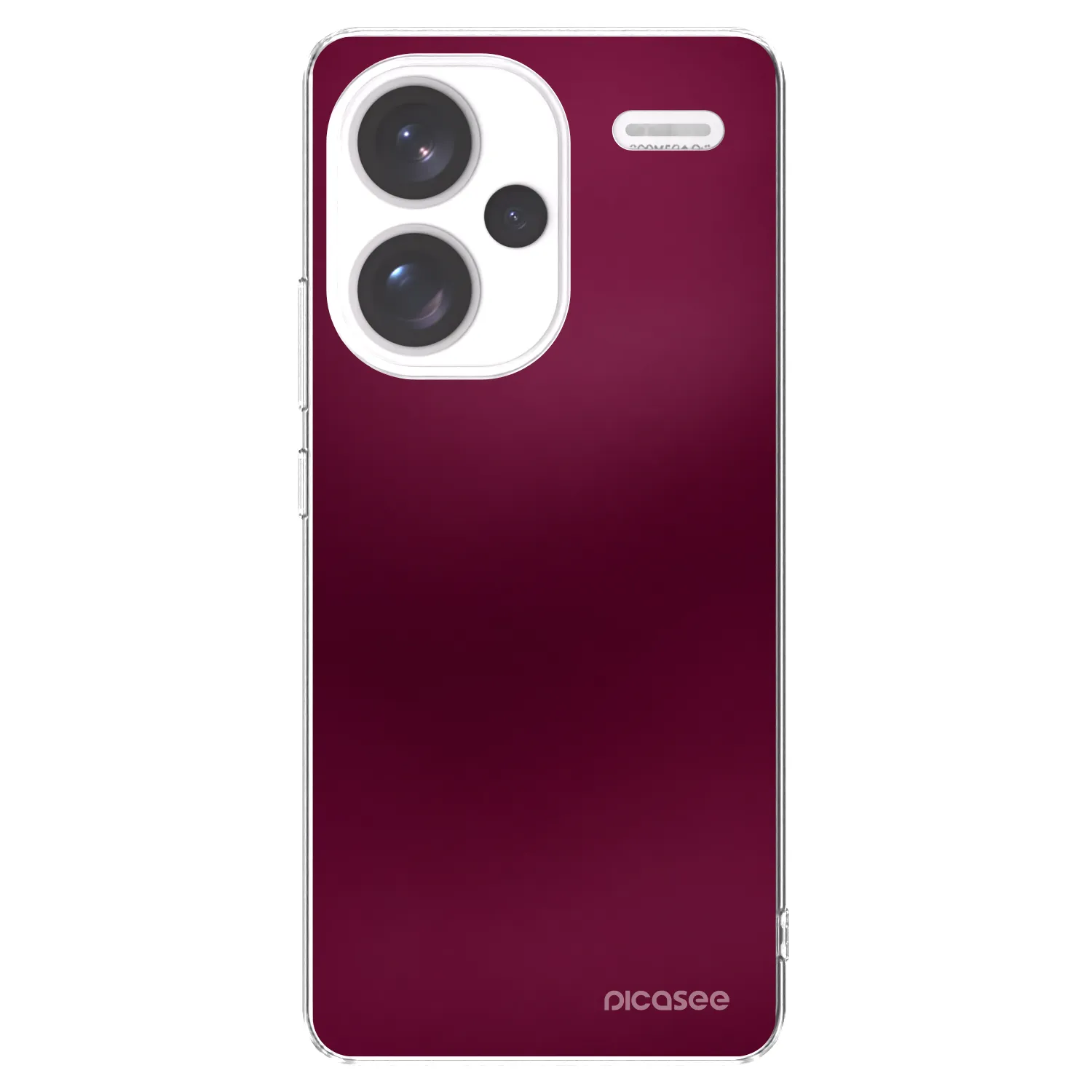 Picasee husă transparentă din silicon pentru Xiaomi Redmi Note 13 Pro+ 5G - Velvet Bordeaux