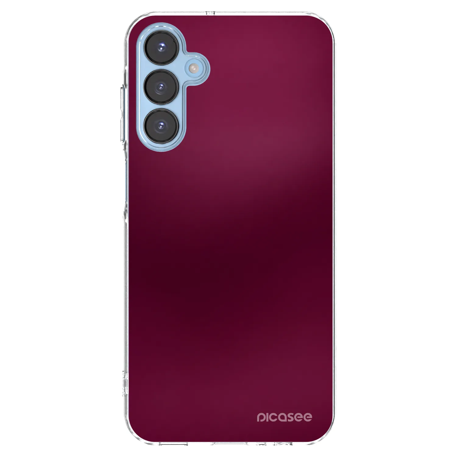 Picasee husă transparentă din silicon pentru Samsung Galaxy A15 A156B 5G - Velvet Bordeaux