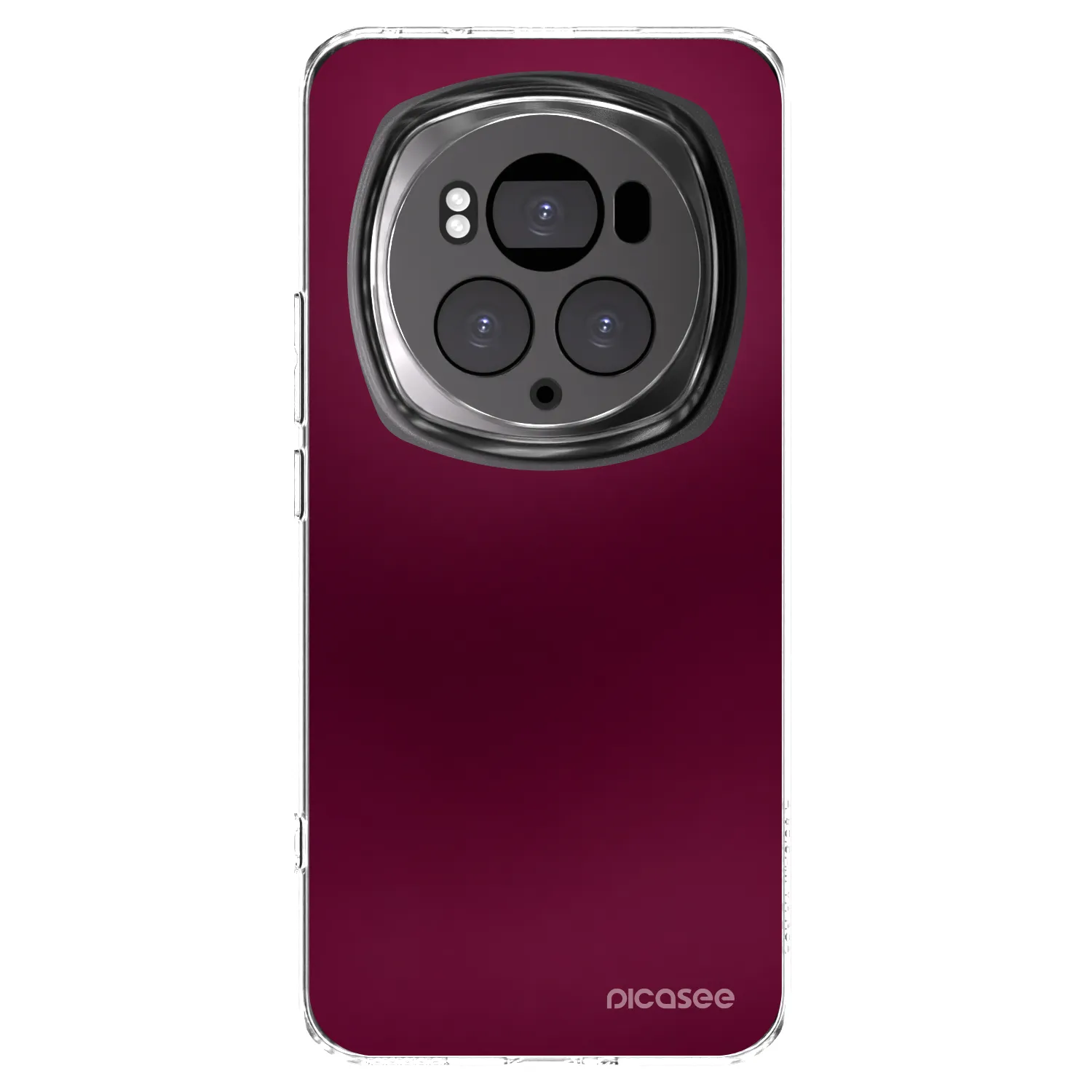 Picasee husă transparentă din silicon pentru Honor Magic6 Pro - Velvet Bordeaux