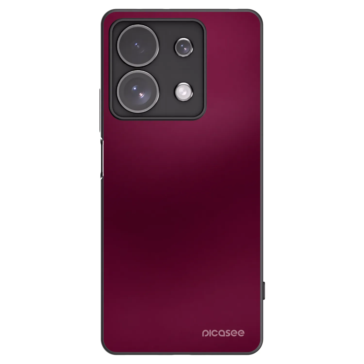 Picasee husă neagră din silicon pentru Xiaomi Redmi Note 13 Pro 4G - Velvet Bordeaux