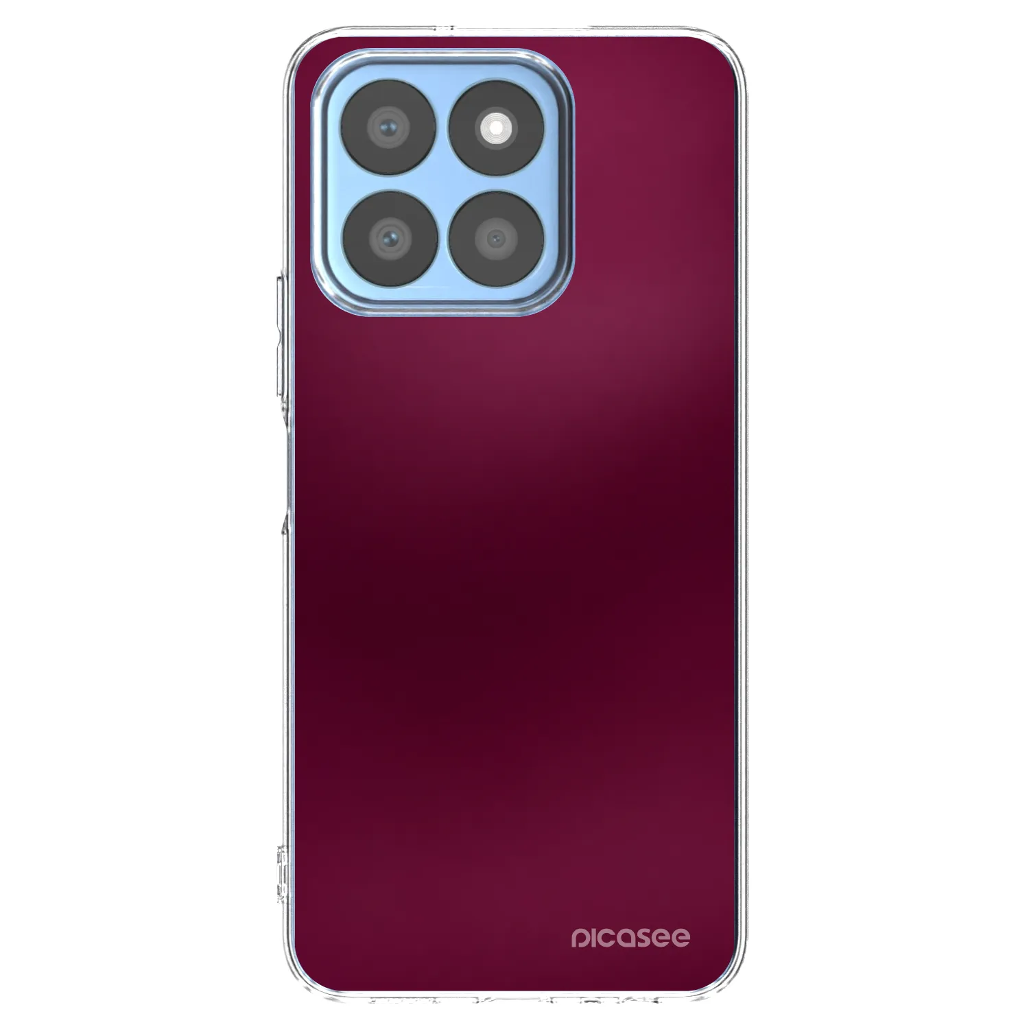 Picasee husă transparentă din silicon pentru Honor X8b - Velvet Bordeaux