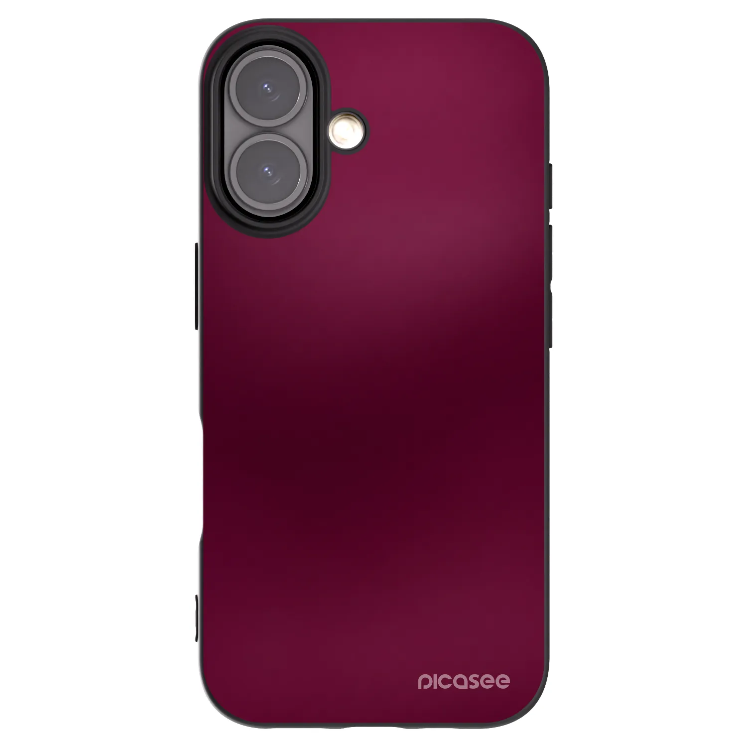 Picasee husă neagră din silicon pentru Apple iPhone 16 - Velvet Bordeaux