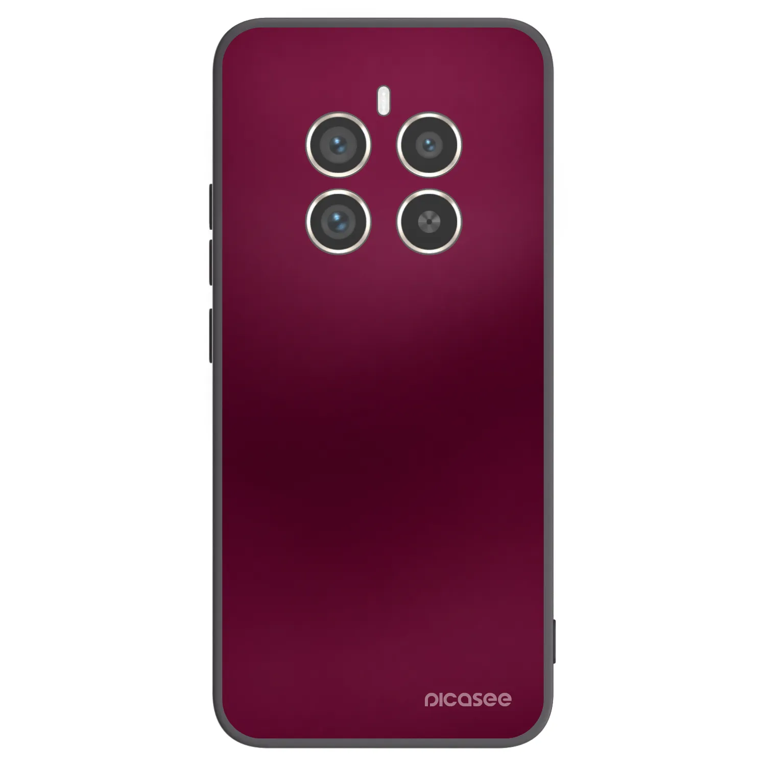 Picasee husă neagră din silicon pentru Realme 12 Pro 5G - Velvet Bordeaux