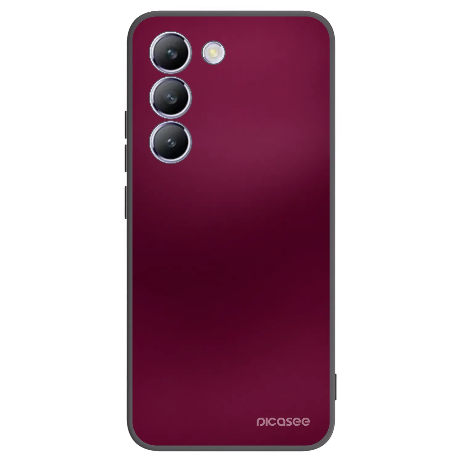 Picasee husă neagră din silicon pentru Vivo V40 SE 5G - Velvet Bordeaux