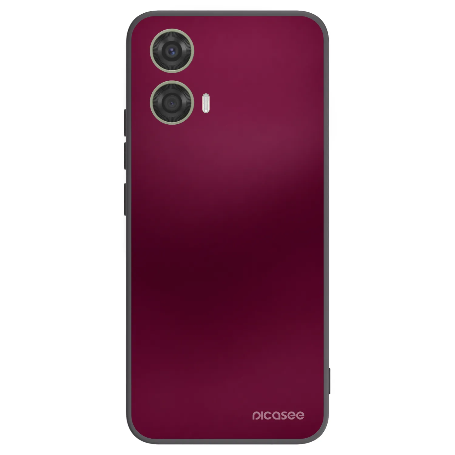 Picasee husă neagră din silicon pentru Motorola Moto G24 - Velvet Bordeaux