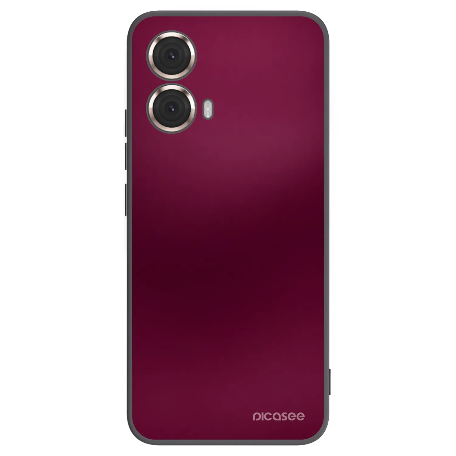 Picasee husă neagră din silicon pentru Motorola Moto G85 - Velvet Bordeaux