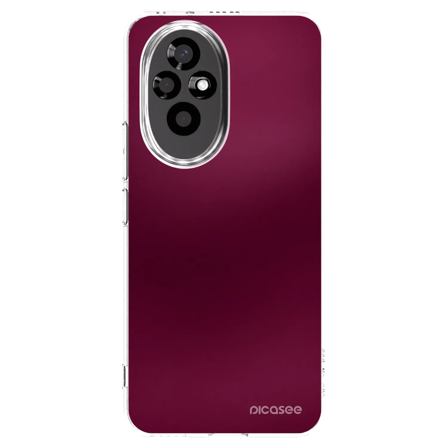 Picasee husă transparentă din silicon pentru Honor 200 Pro 5G - Velvet Bordeaux