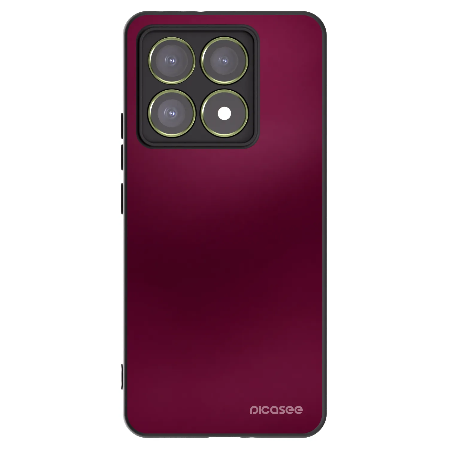 Picasee husă neagră din silicon pentru Xiaomi 14T - Velvet Bordeaux