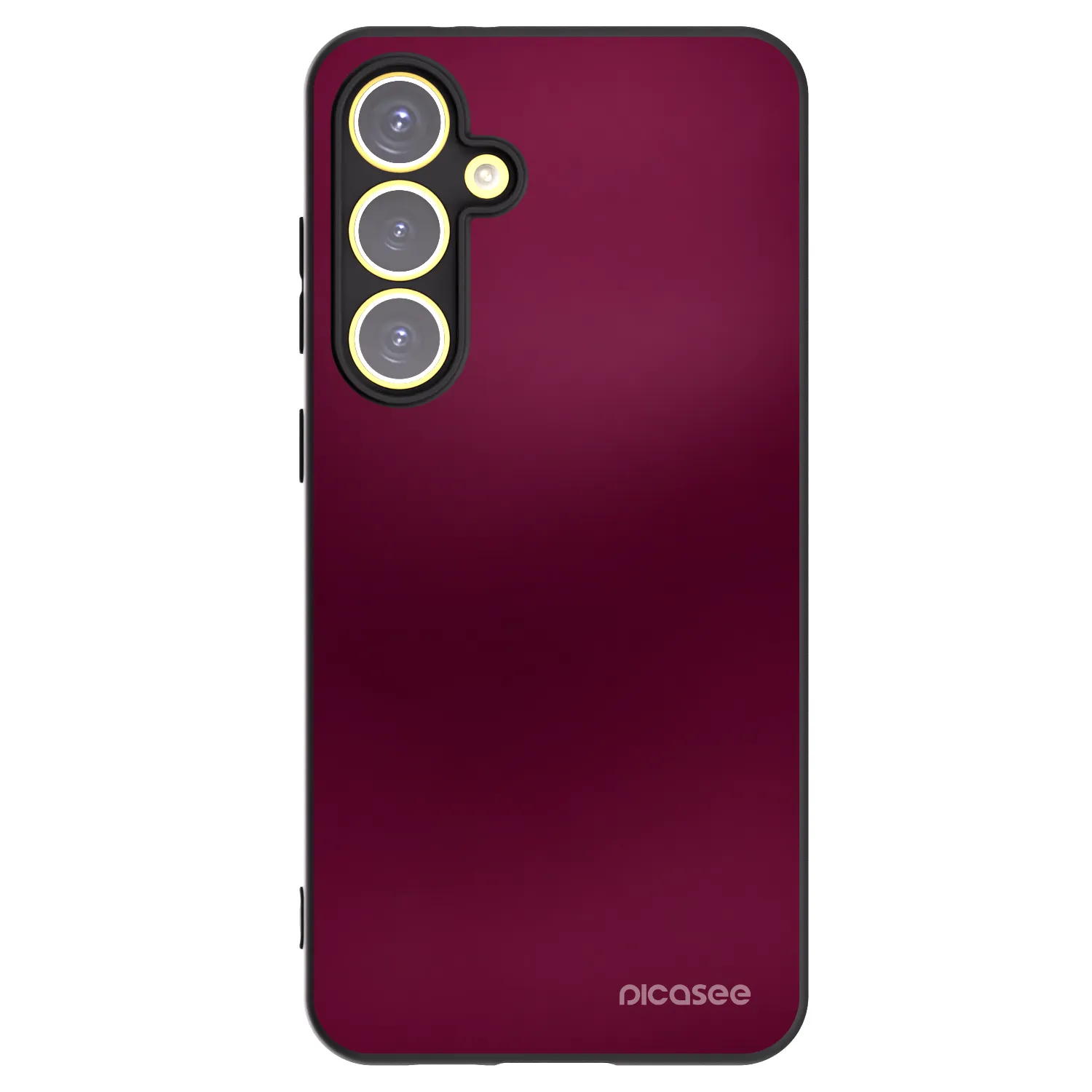 Picasee husă neagră din silicon pentru Samsung Galaxy S24 FE S721B - Velvet Bordeaux