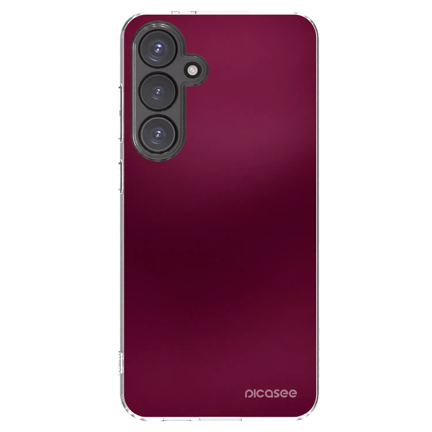 Picasee husă transparentă din silicon pentru Samsung Galaxy S24 FE S721B - Velvet Bordeaux