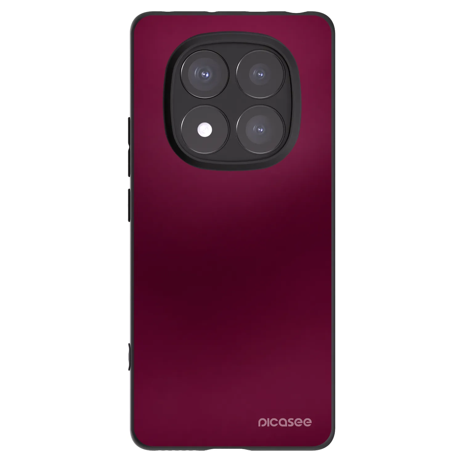 Picasee husă neagră din silicon pentru Xiaomi Redmi Note 14 Pro+ 5G - Velvet Bordeaux