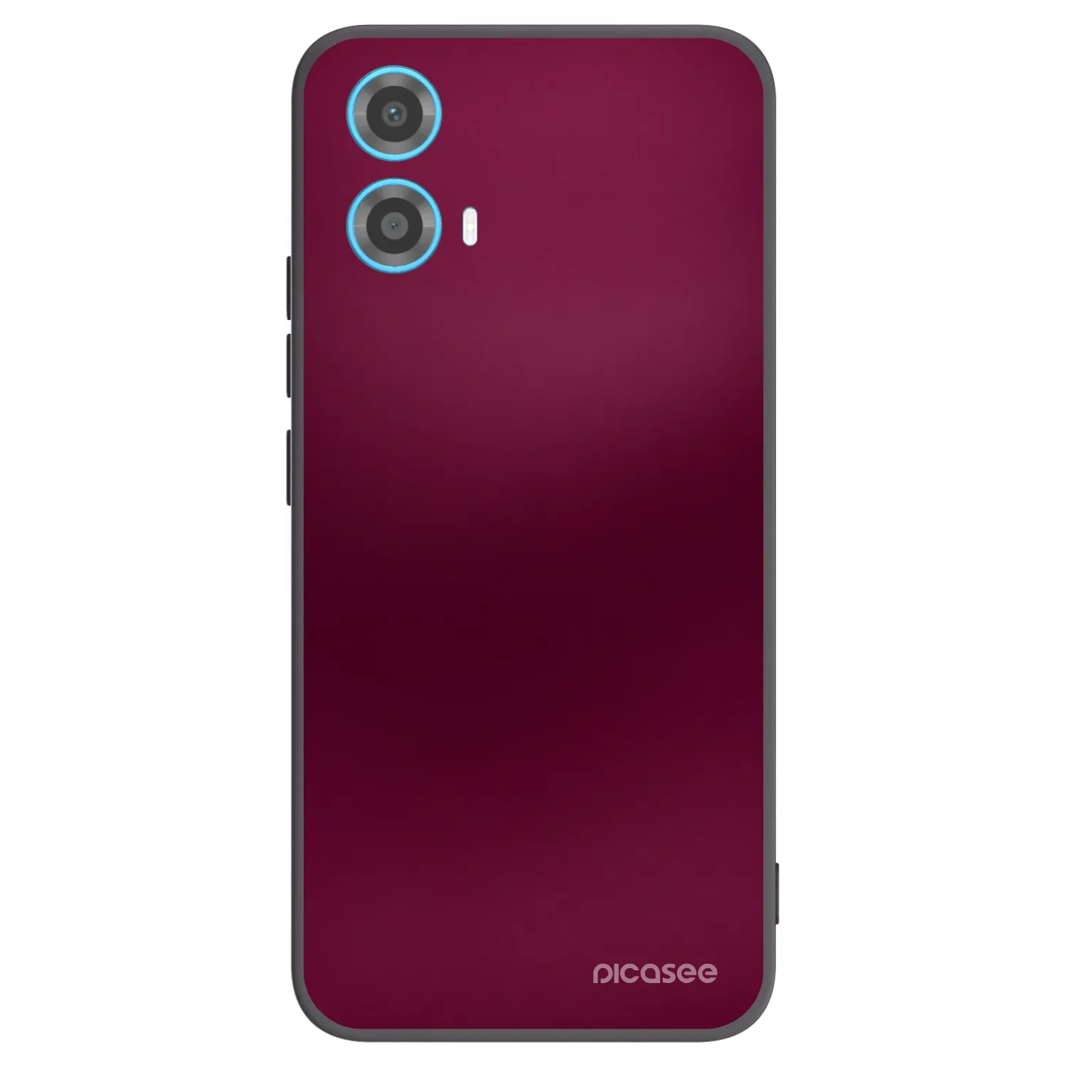 Picasee husă neagră din silicon pentru Motorola Moto G34 5G - Velvet Bordeaux