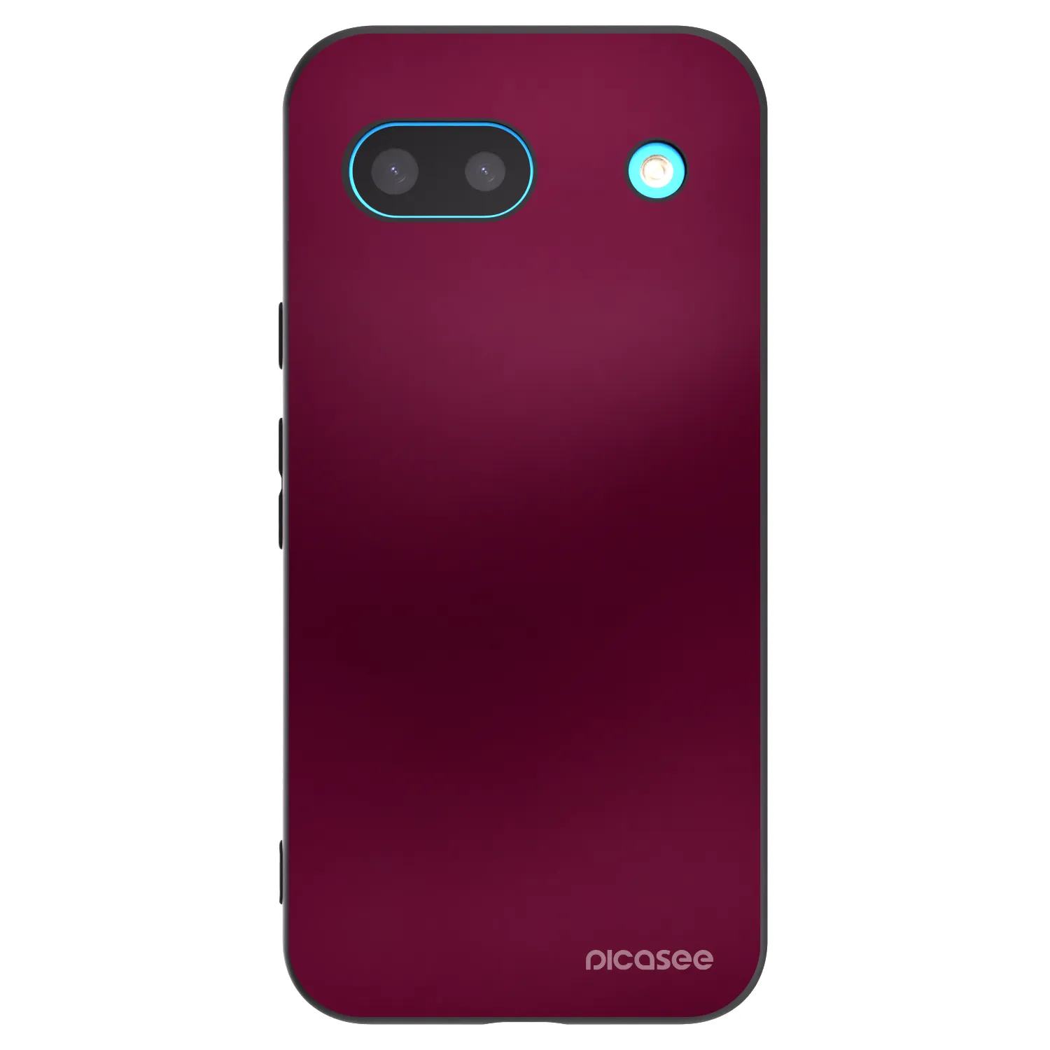 Picasee husă neagră din silicon pentru Google Pixel 8 - Velvet Bordeaux