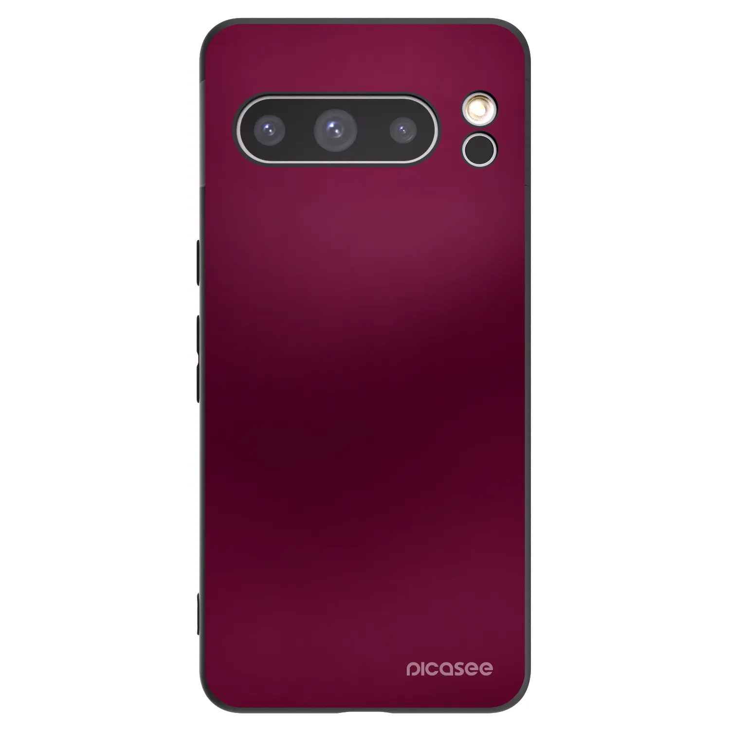 Picasee husă neagră din silicon pentru Google Pixel 8 Pro - Velvet Bordeaux