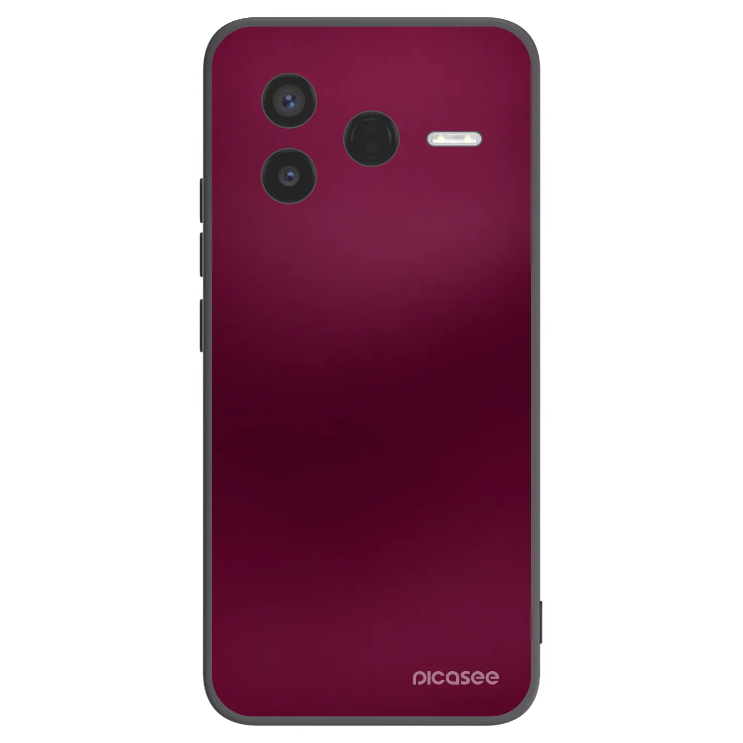 Picasee husă neagră din silicon pentru Xiaomi Poco F7 Pro 5G - Velvet Bordeaux