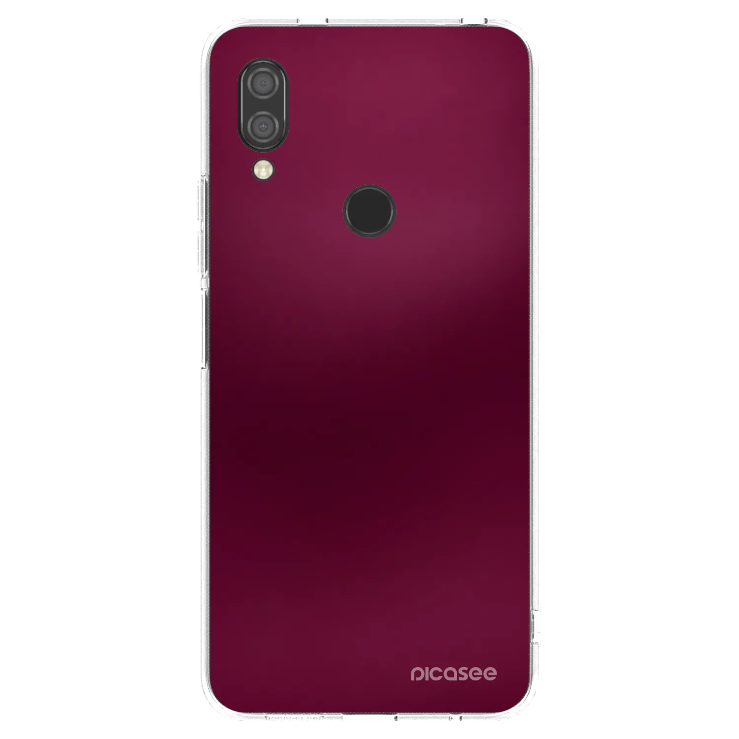 Picasee husă transparentă din silicon pentru Xiaomi Redmi 7 - Velvet Bordeaux