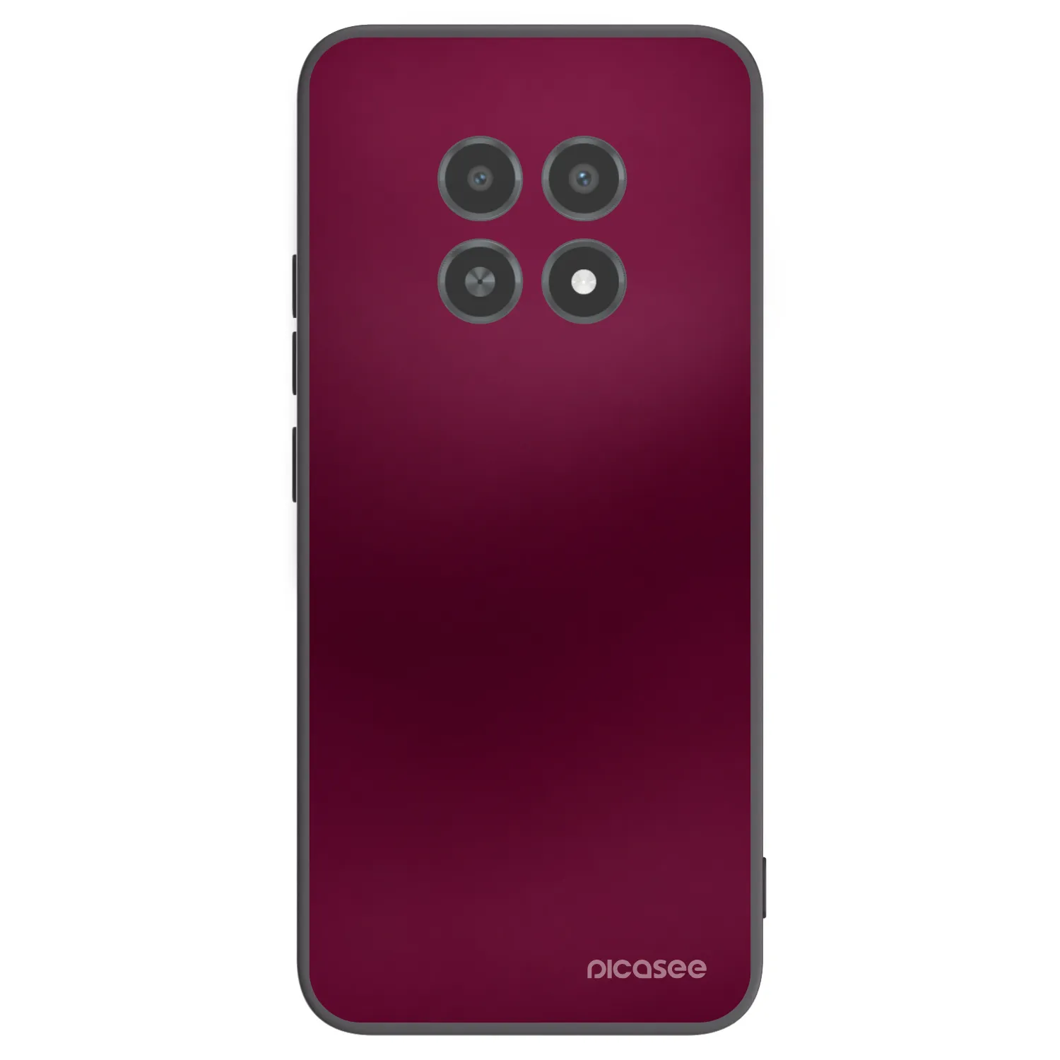 Picasee husă neagră din silicon pentru Realme 12X - Velvet Bordeaux