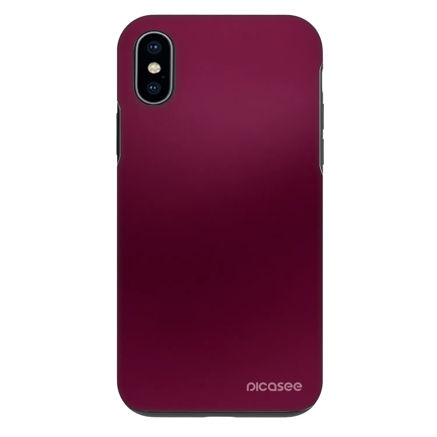 Picasee Fashion Case pentru Apple iPhone X/XS - Velvet Bordeaux