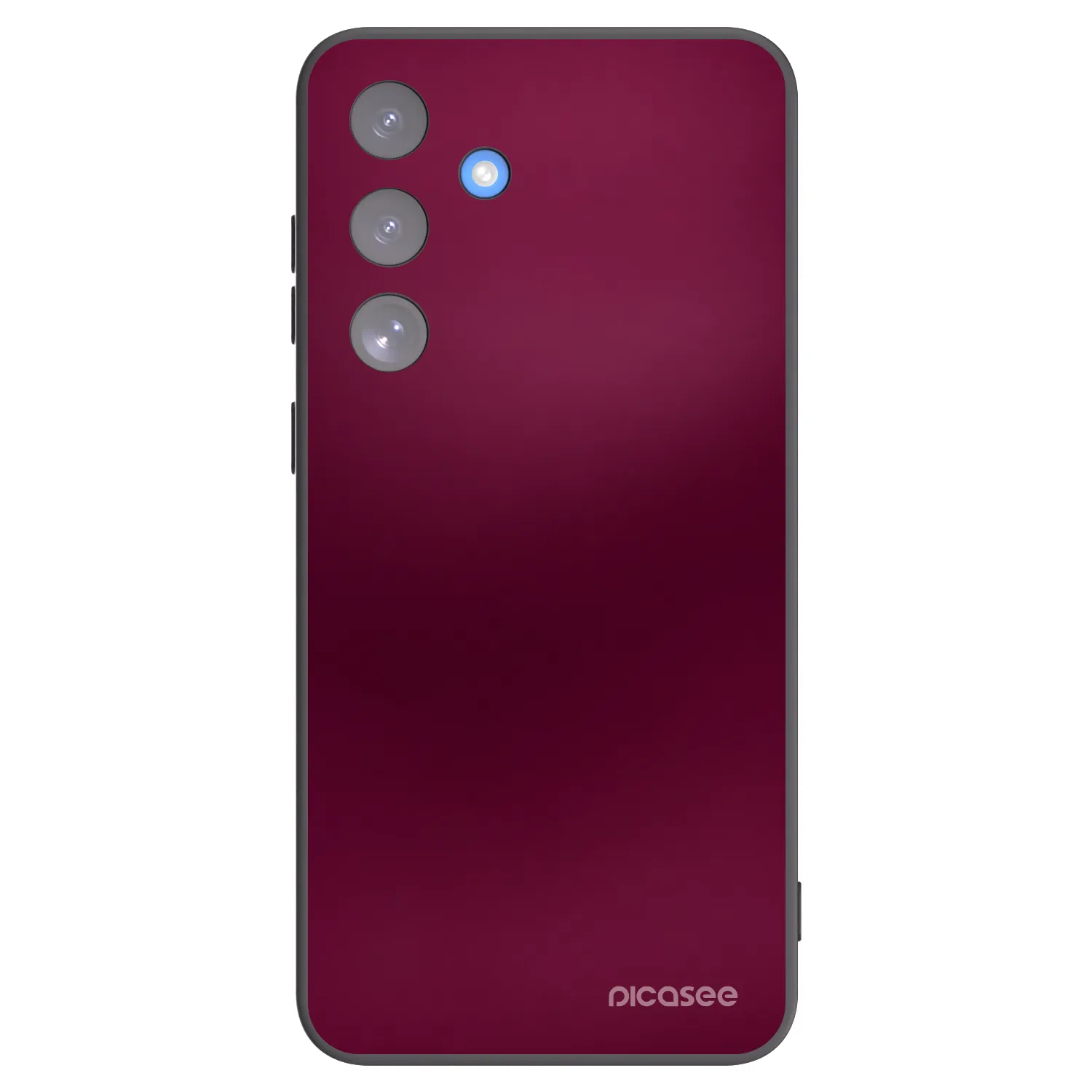Picasee husă neagră din silicon pentru Samsung Galaxy S25 FE 5G - Velvet Bordeaux