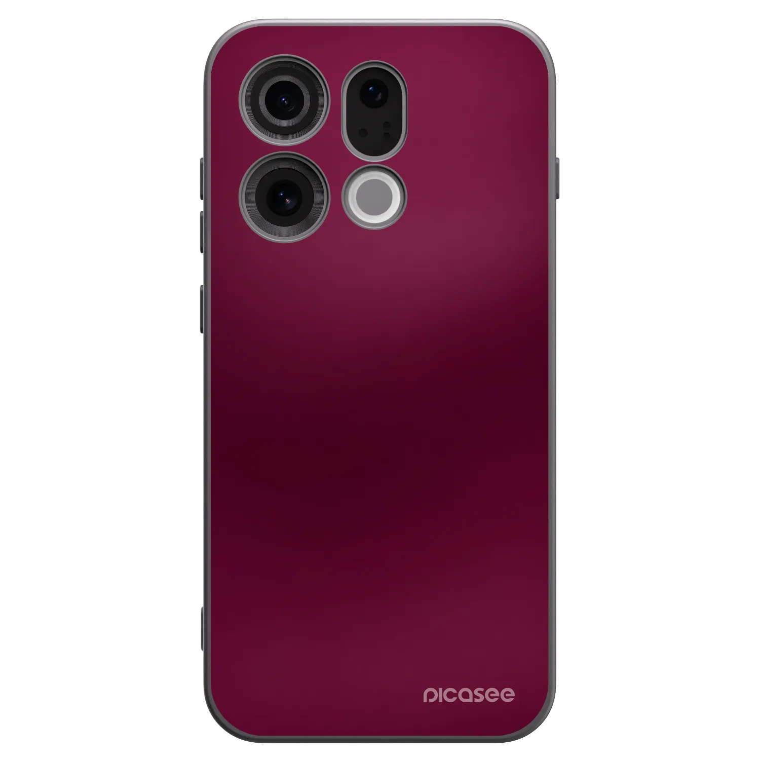 Picasee husă neagră din silicon pentru OPPO Find X9 - Velvet Bordeaux