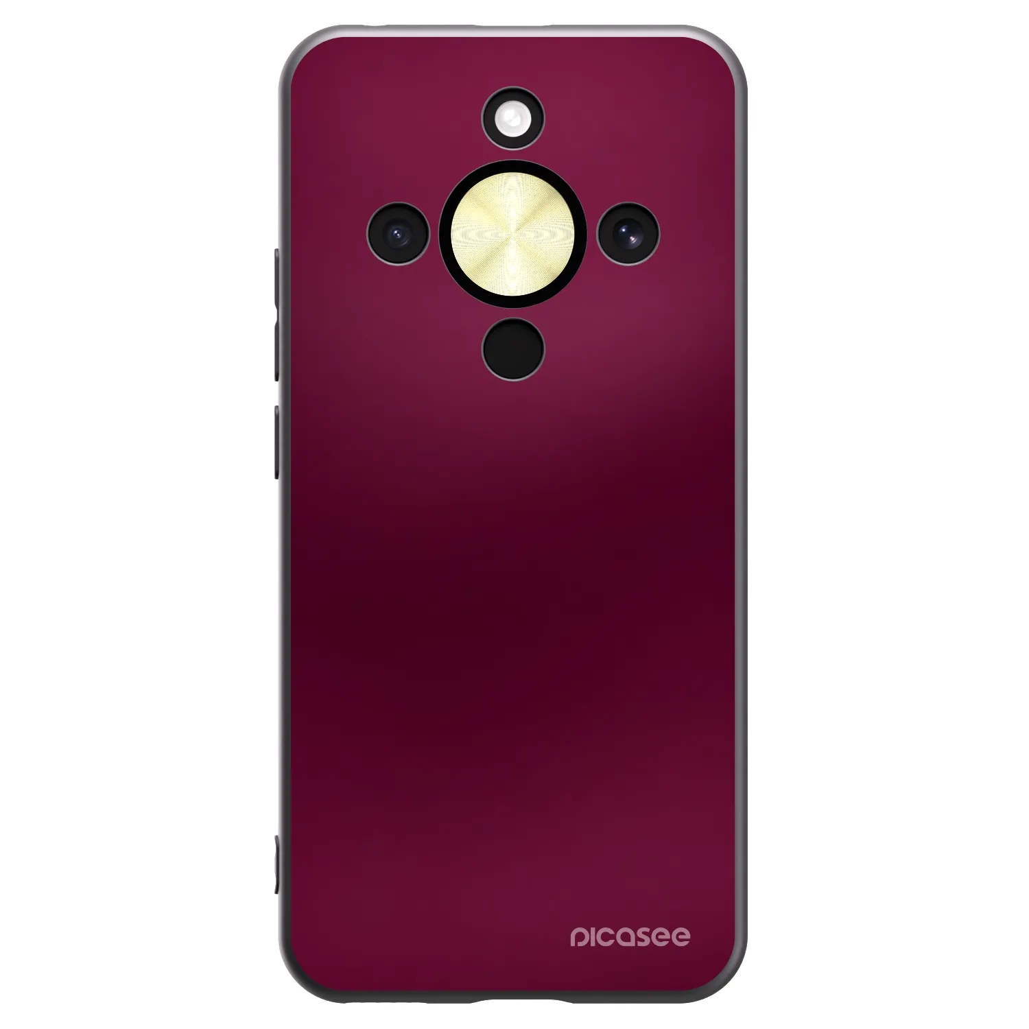 Picasee husă neagră din silicon pentru Honor Magic8 Lite 5G - Velvet Bordeaux