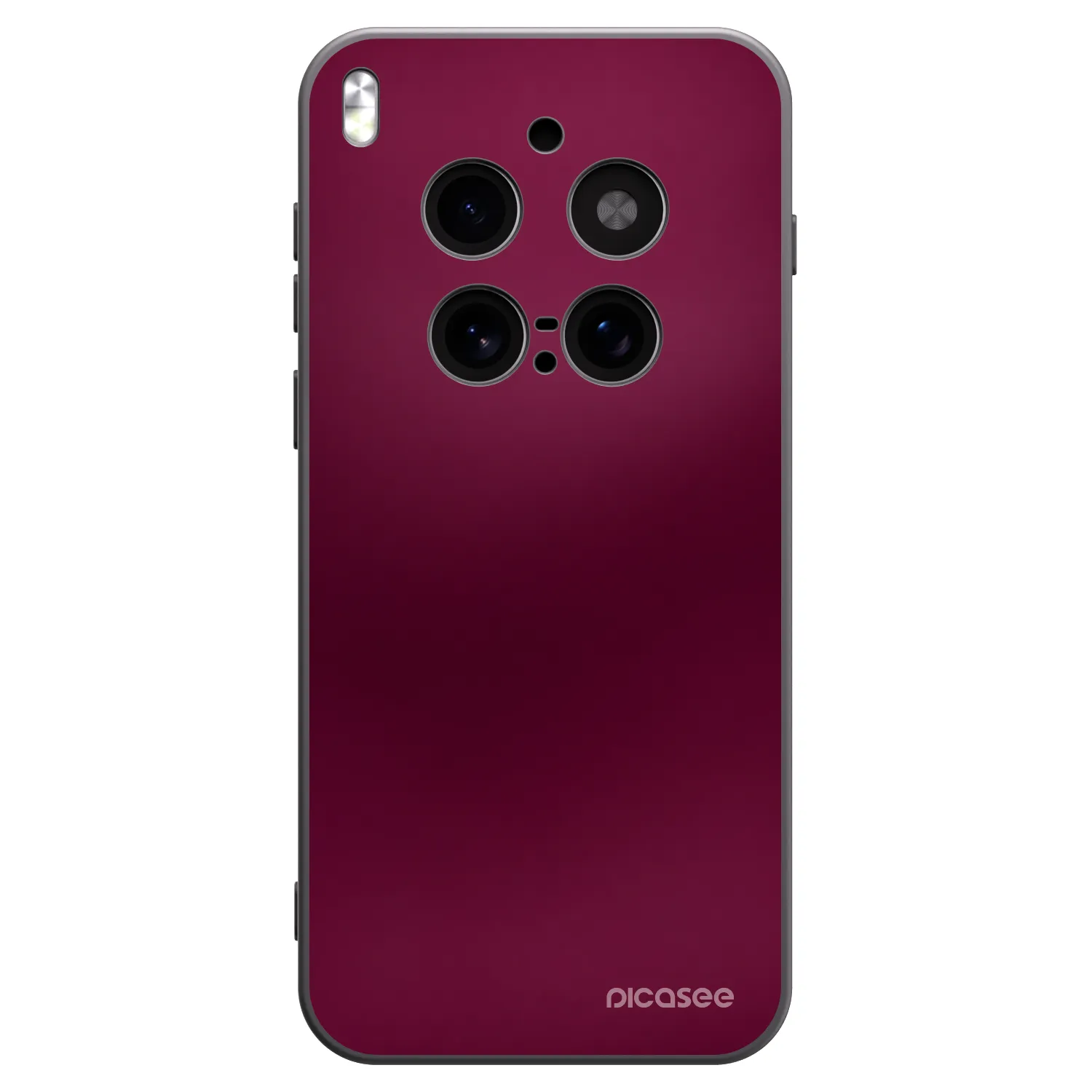Picasee husă neagră din silicon pentru Vivo X300 Pro - Velvet Bordeaux