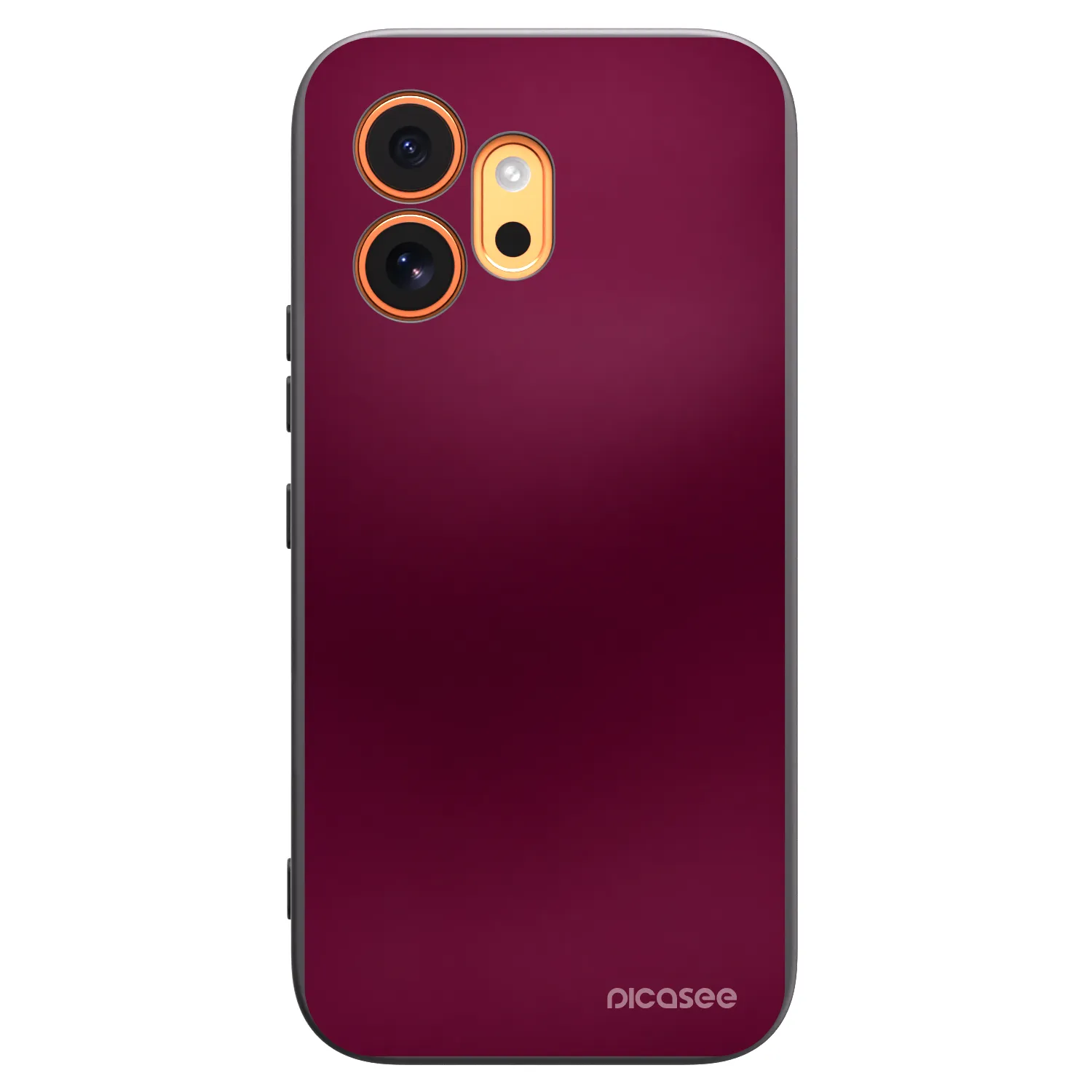 Picasee husă neagră din silicon pentru Honor 600 - Velvet Bordeaux