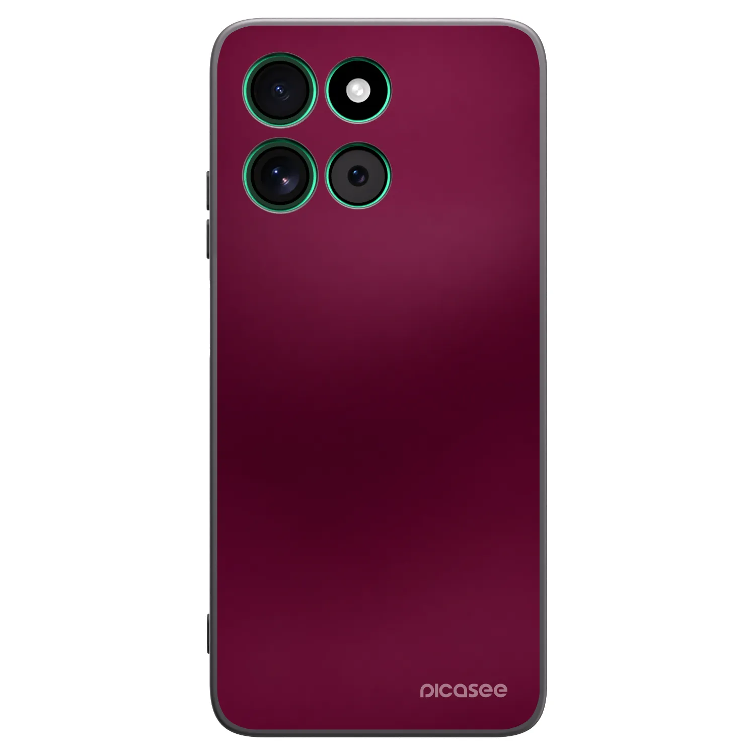 Picasee husă neagră din silicon pentru Motorola Moto G57 Power - Velvet Bordeaux