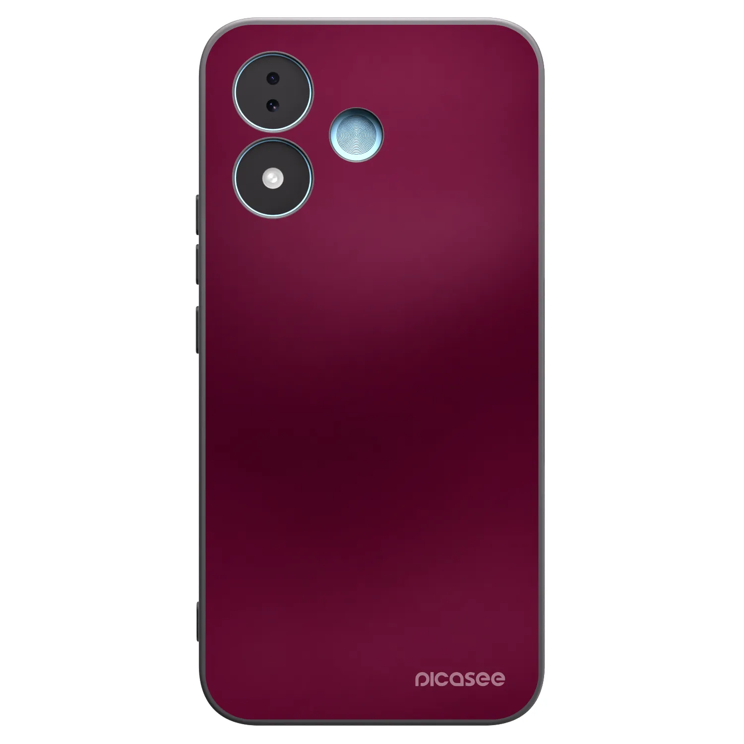 Picasee husă neagră din silicon pentru Xiaomi Redmi Note 17 5G - Velvet Bordeaux