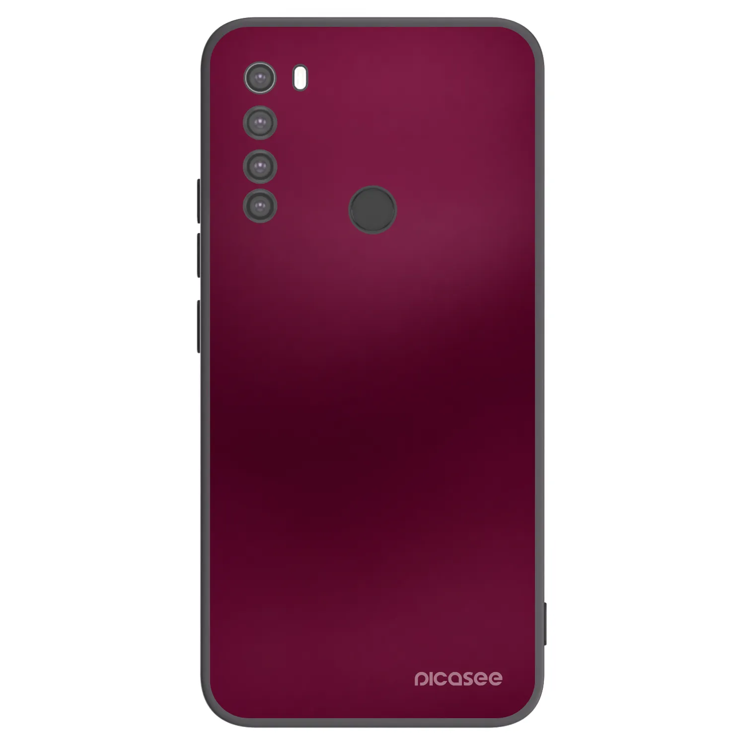 Picasee husă neagră din silicon pentru Xiaomi Redmi Note 8 - Velvet Bordeaux