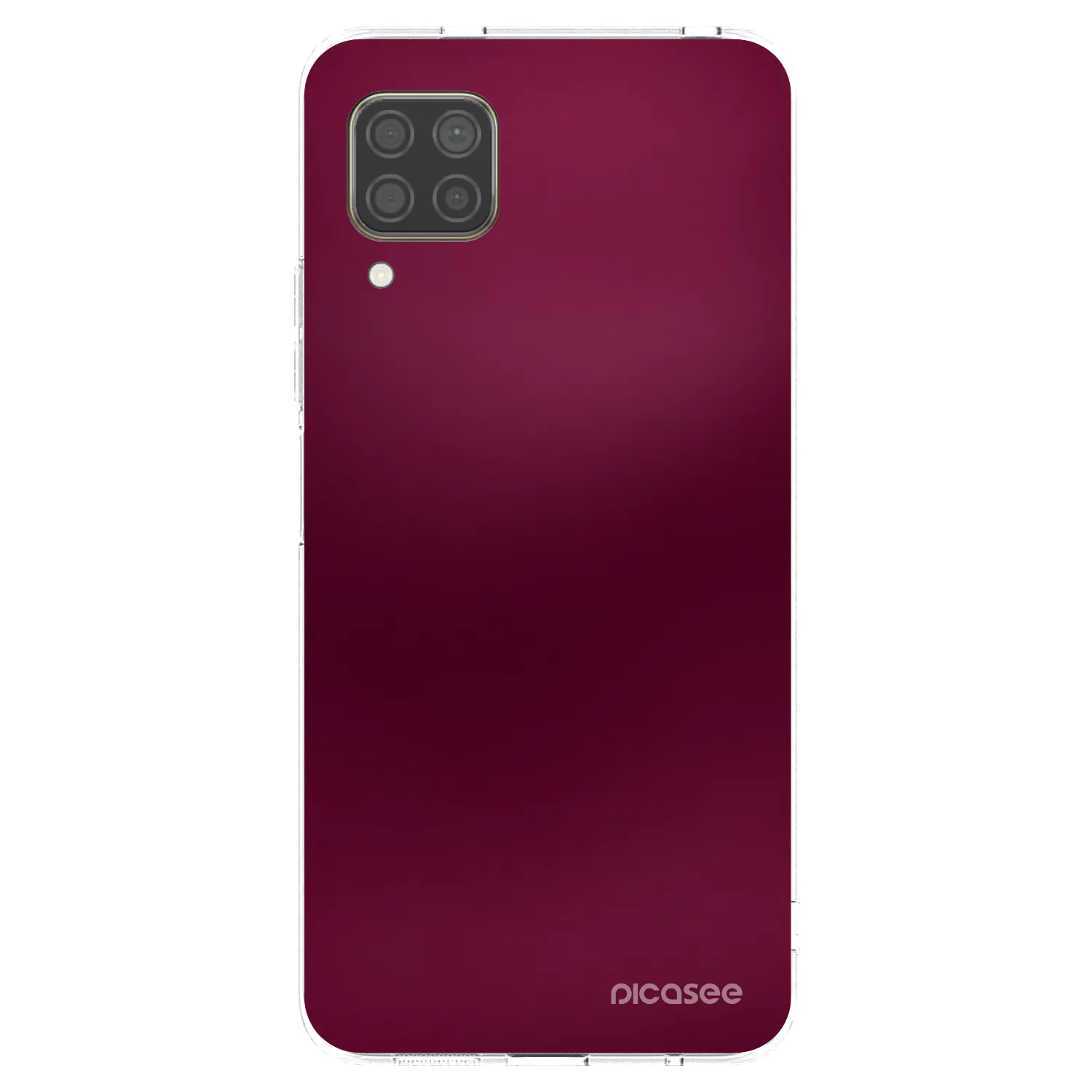 Picasee husă transparentă din silicon pentru Huawei P40 Lite - Velvet Bordeaux