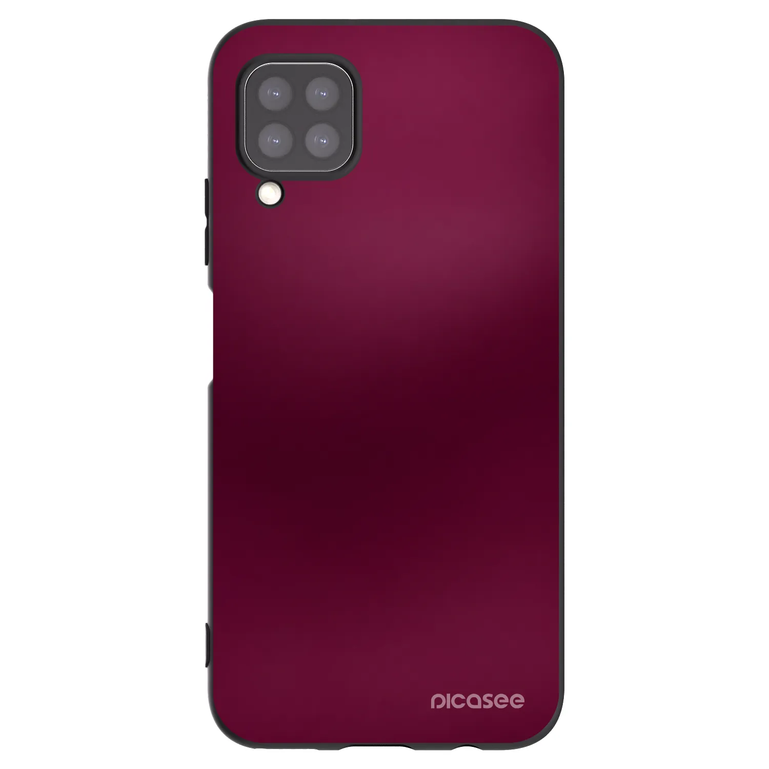 Picasee husă neagră din silicon pentru Huawei P40 Lite - Velvet Bordeaux