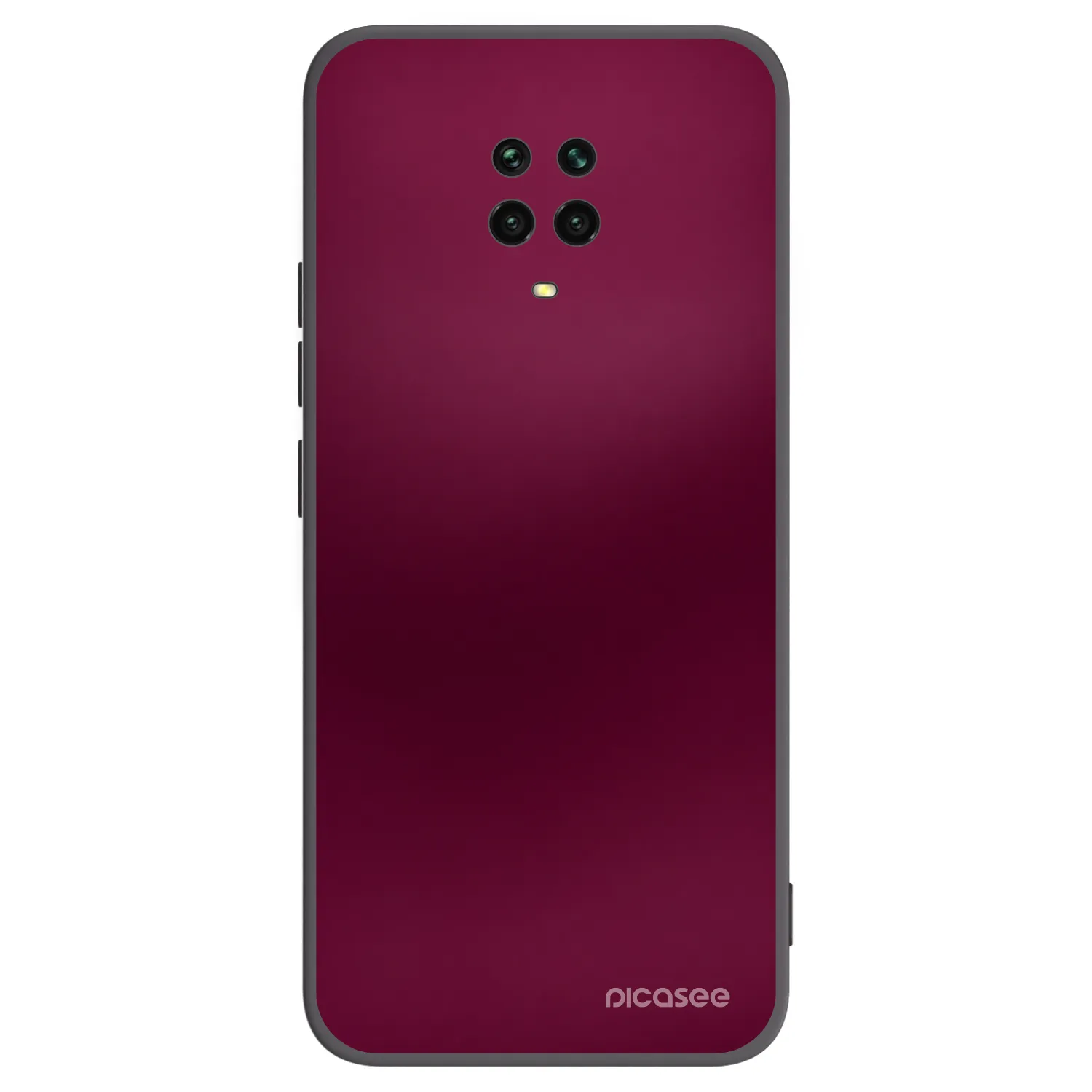 Picasee husă neagră din silicon pentru Xiaomi Redmi Note 9S - Velvet Bordeaux