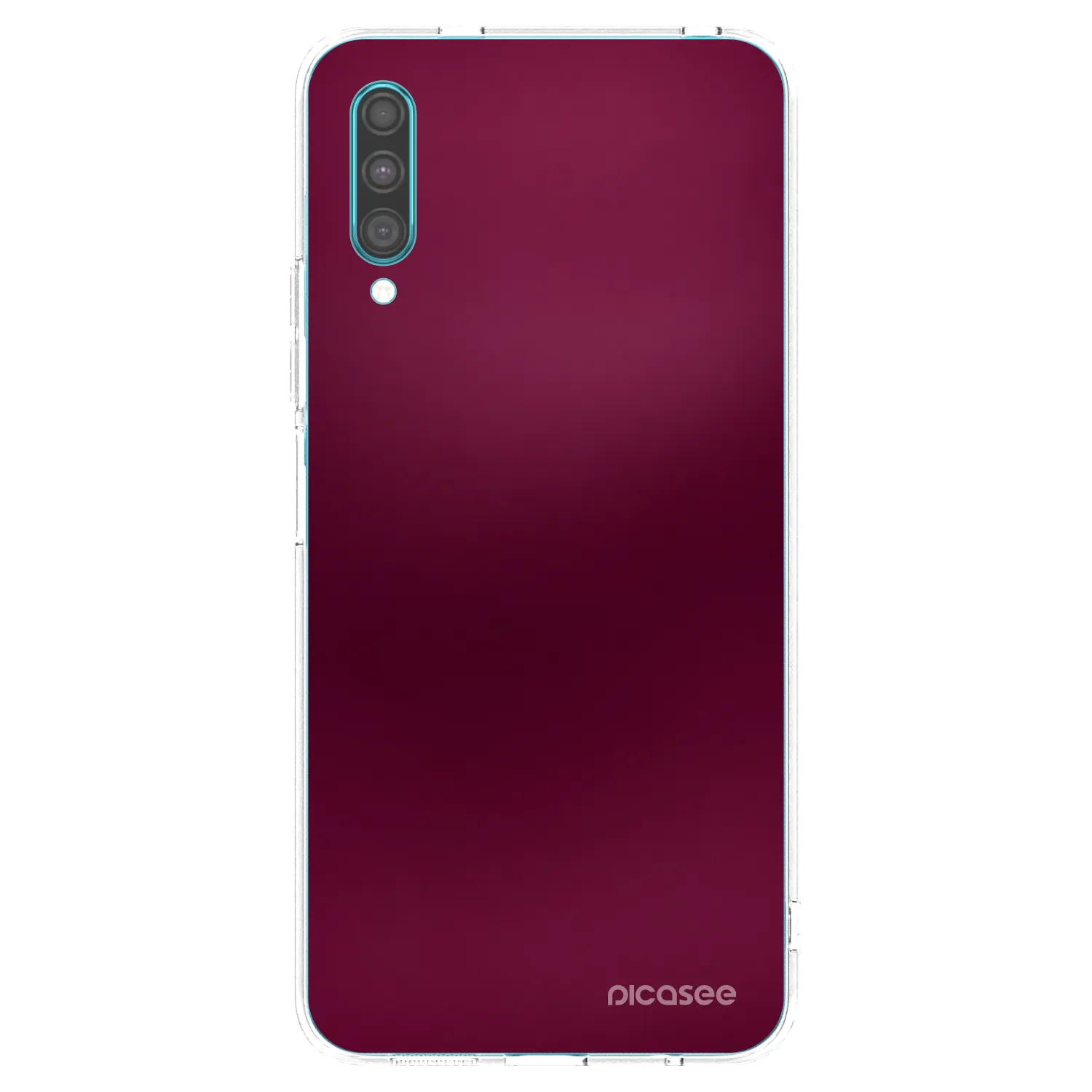 Picasee husă transparentă din silicon pentru Samsung Galaxy A30s A307F - Velvet Bordeaux