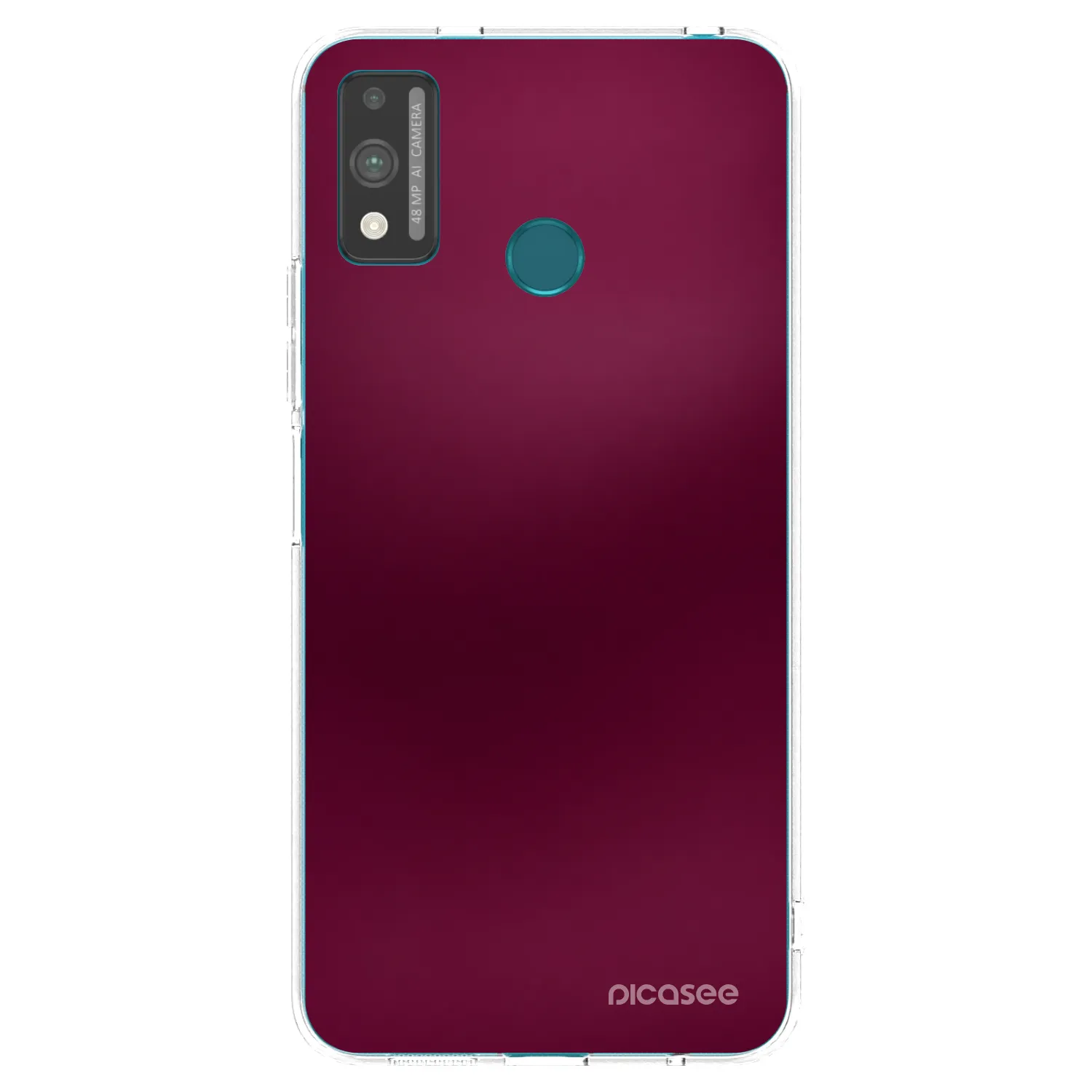 Picasee husă transparentă din silicon pentru Honor 9X Lite - Velvet Bordeaux