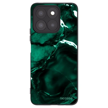 Picasee husă neagră din silicon pentru Honor X8c - Dark emerald