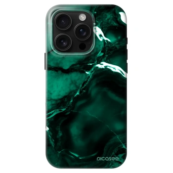 Picasee Fashion Case MagSafe pentru Apple iPhone 16 Pro - Dark emerald