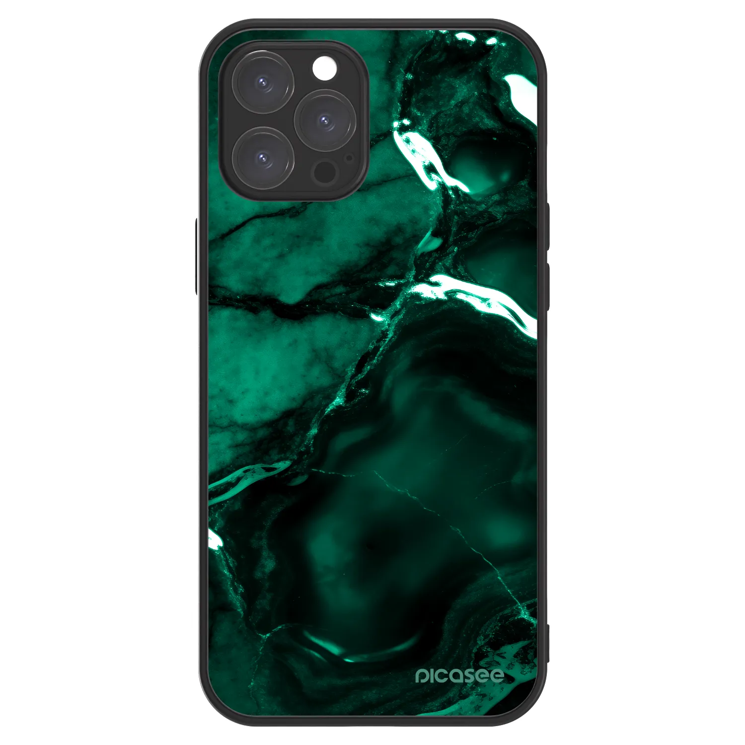 Picasee ULTIMATE CASE pentru Apple iPhone 12 Pro Max - Dark emerald