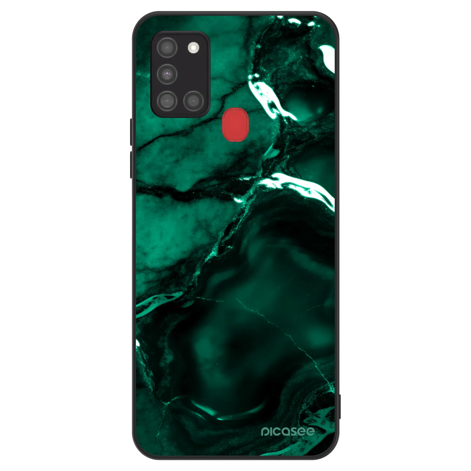 Picasee ULTIMATE CASE pentru Samsung Galaxy A21s - Dark emerald