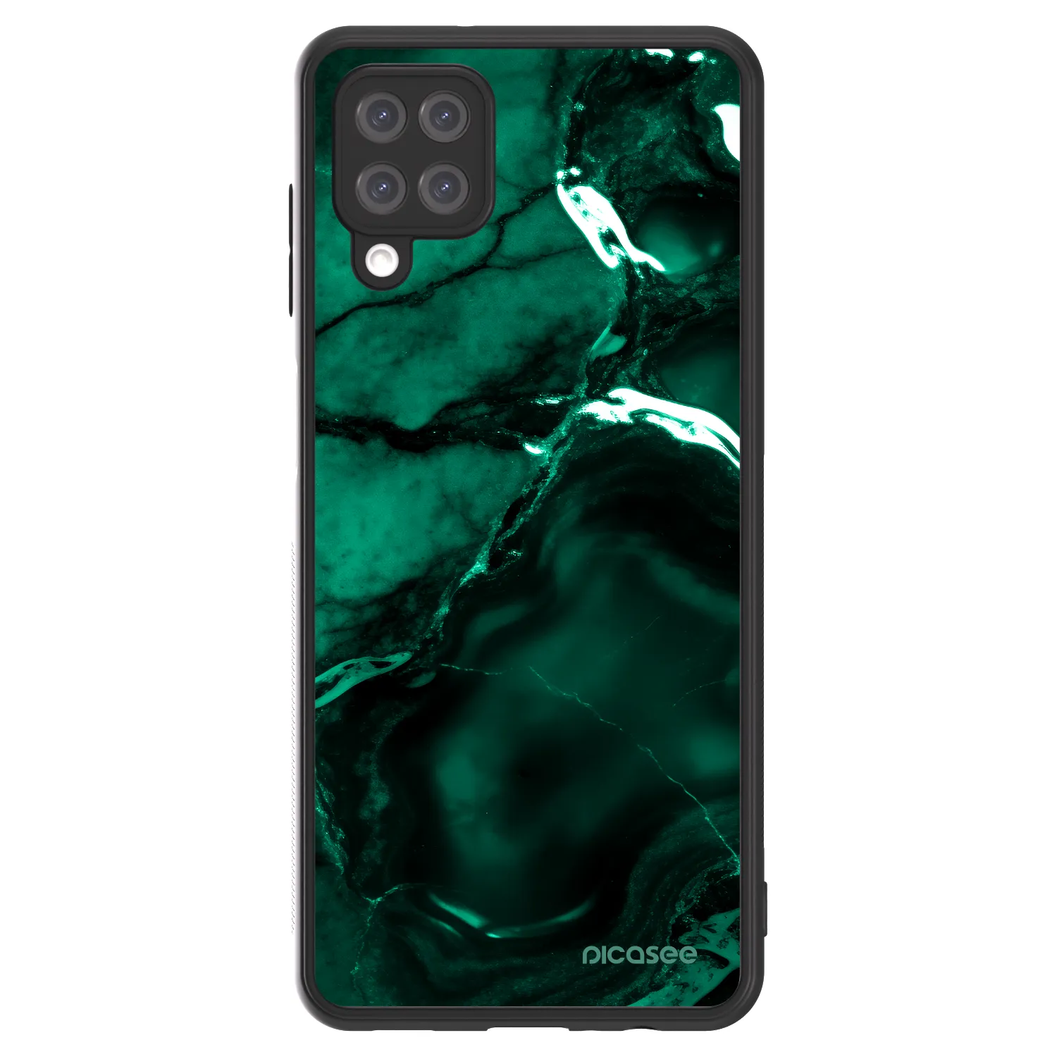 Picasee ULTIMATE CASE pentru Samsung Galaxy A12 A125F - Dark emerald