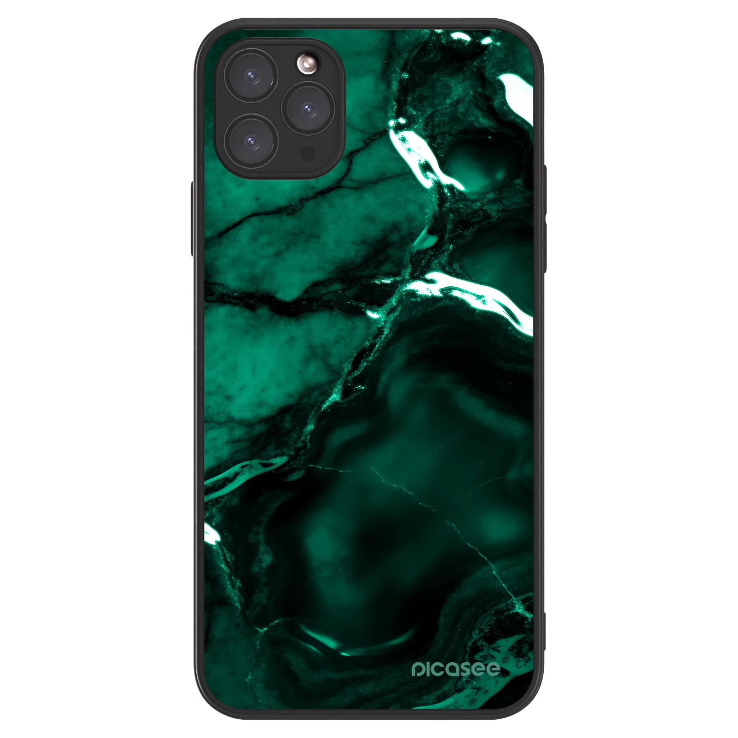 Picasee ULTIMATE CASE pentru Apple iPhone 11 Pro Max - Dark emerald