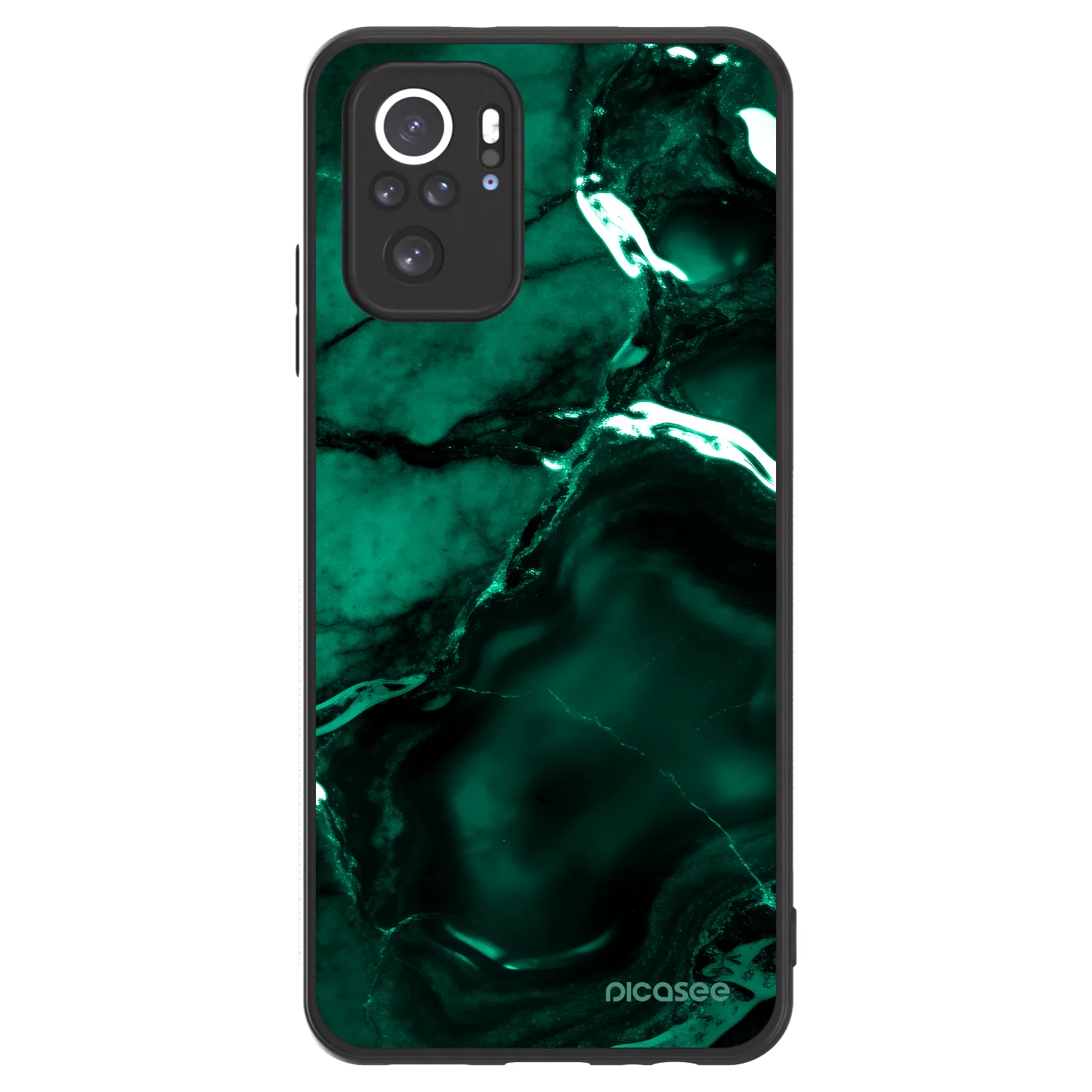 Picasee ULTIMATE CASE pentru Xiaomi Redmi Note 10 - Dark emerald