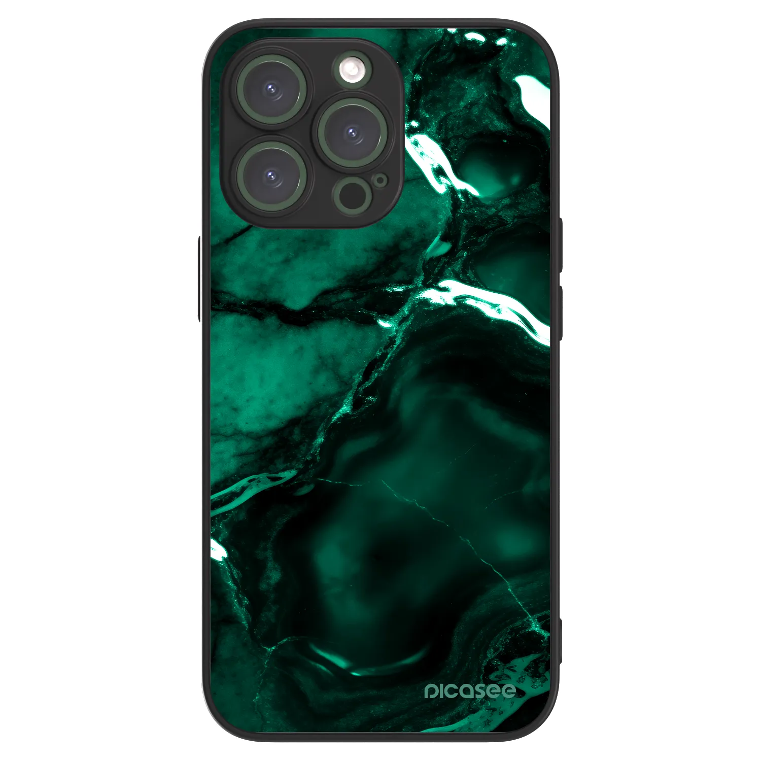 Picasee ULTIMATE CASE pentru Apple iPhone 13 Pro - Dark emerald