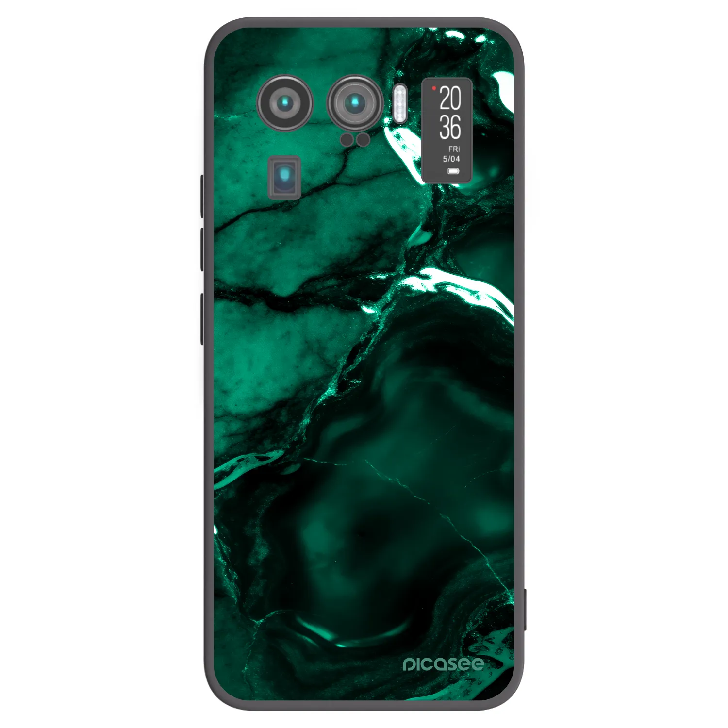 Picasee husă neagră din silicon pentru Xiaomi Mi 11 Ultra - Dark emerald