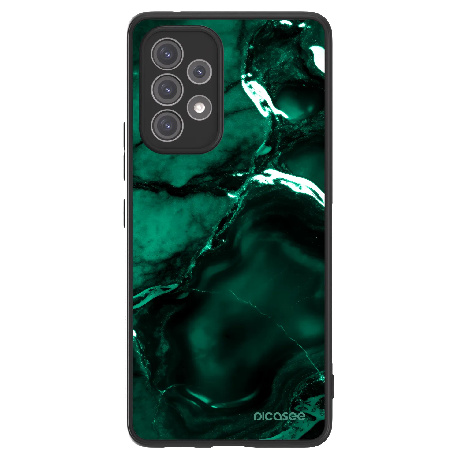 Picasee ULTIMATE CASE pentru Samsung Galaxy A52s 5G A528B - Dark emerald