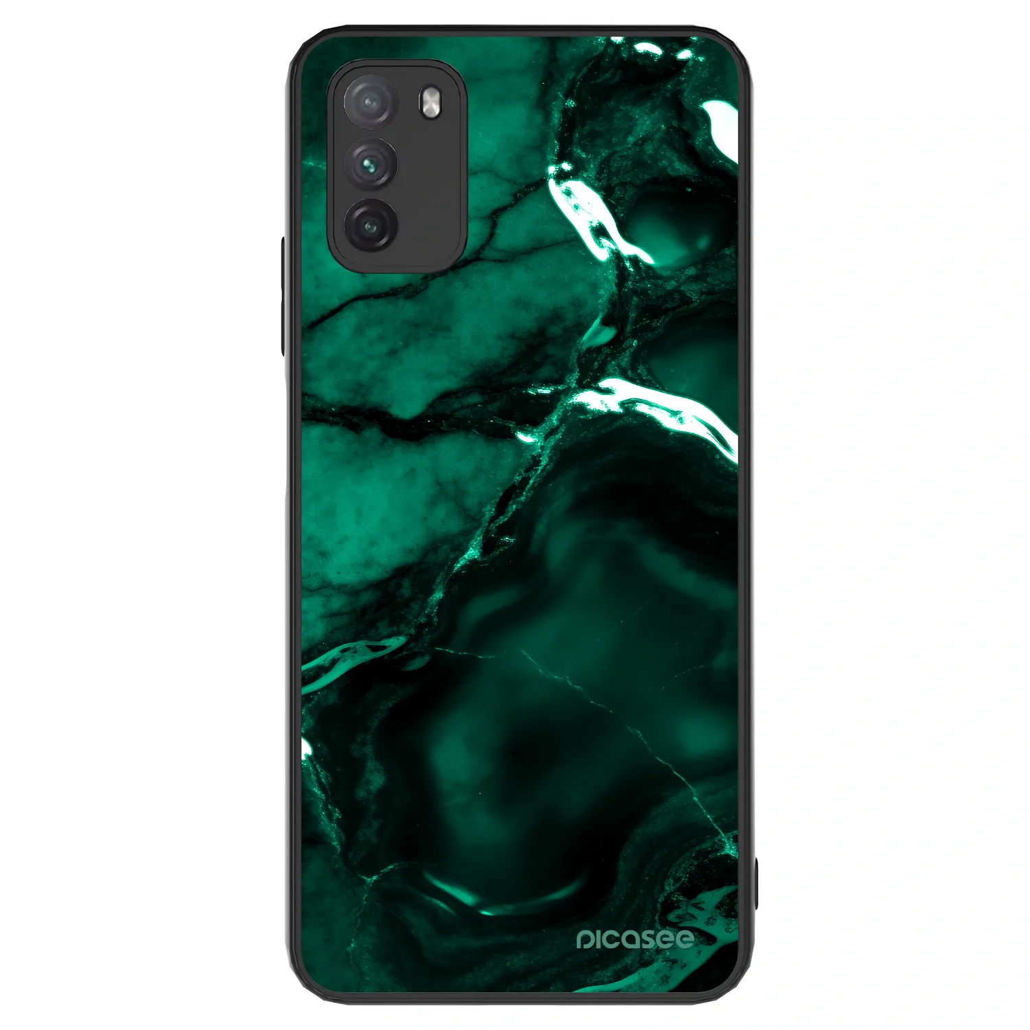 Picasee ULTIMATE CASE pentru Xiaomi Poco M3 - Dark emerald