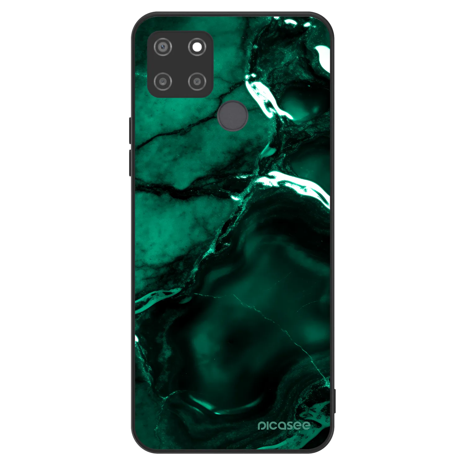 Picasee ULTIMATE CASE pentru Realme C21Y - Dark emerald