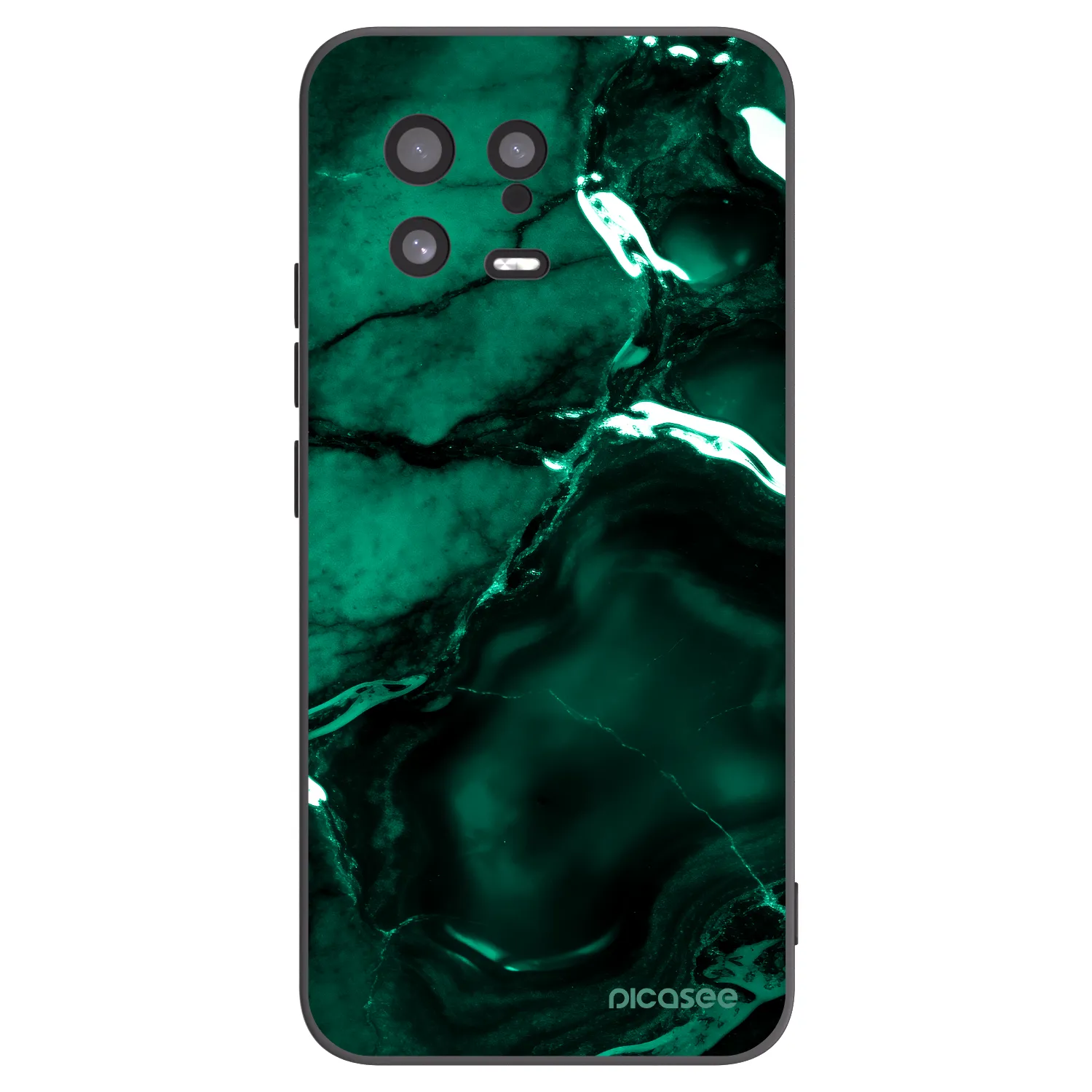 Picasee husă neagră din silicon pentru Xiaomi 13 - Dark emerald